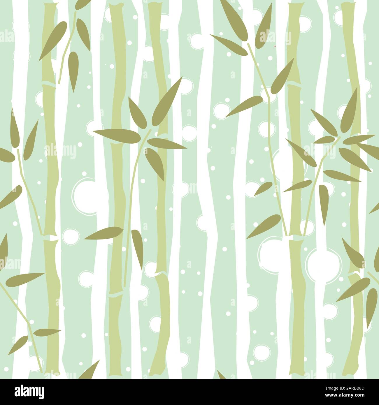 Seamless Bamboo Pattern Vector Illustration Stock Vector Image And Art