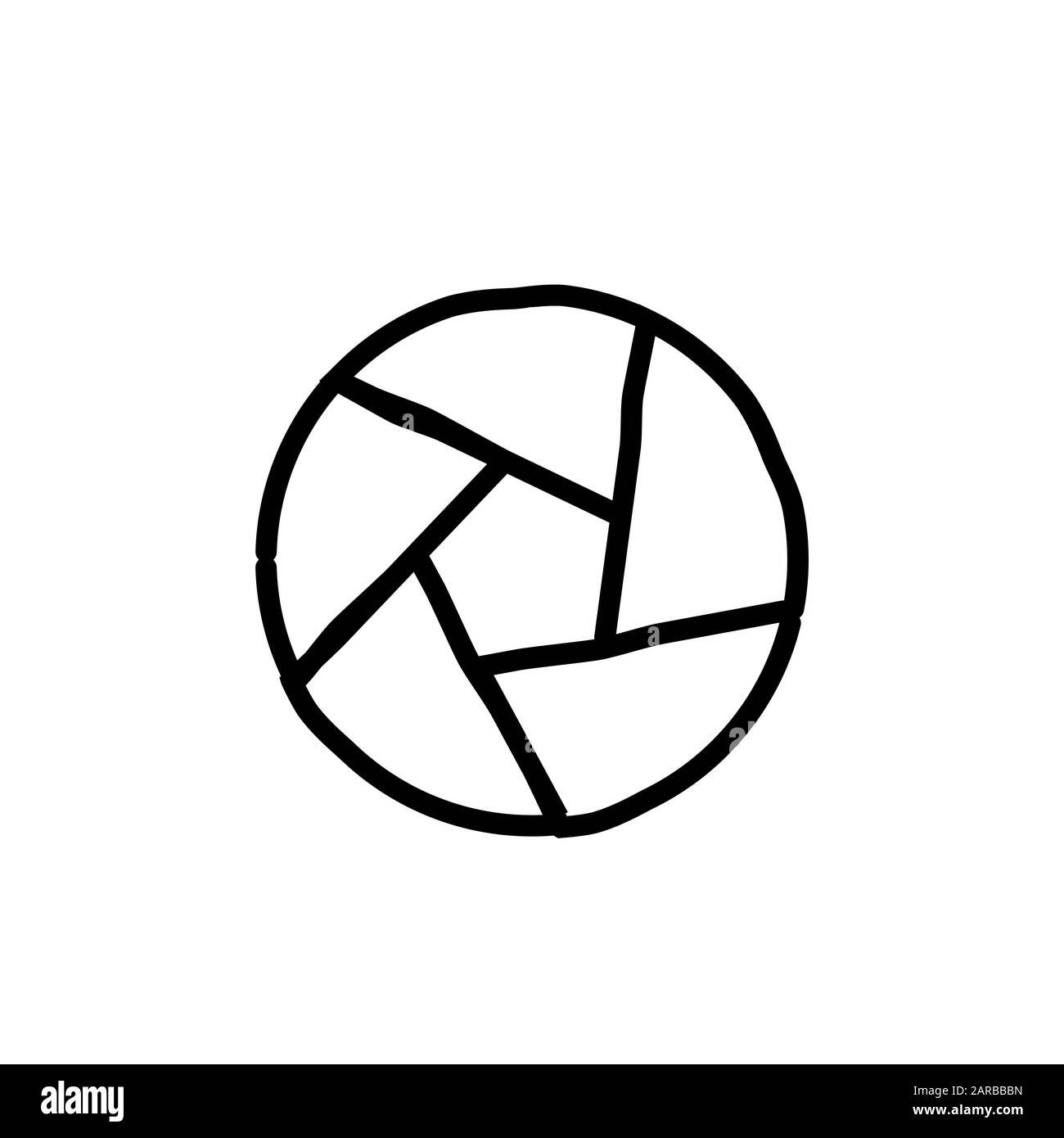 camera icon line design template Stock Photo - Alamy