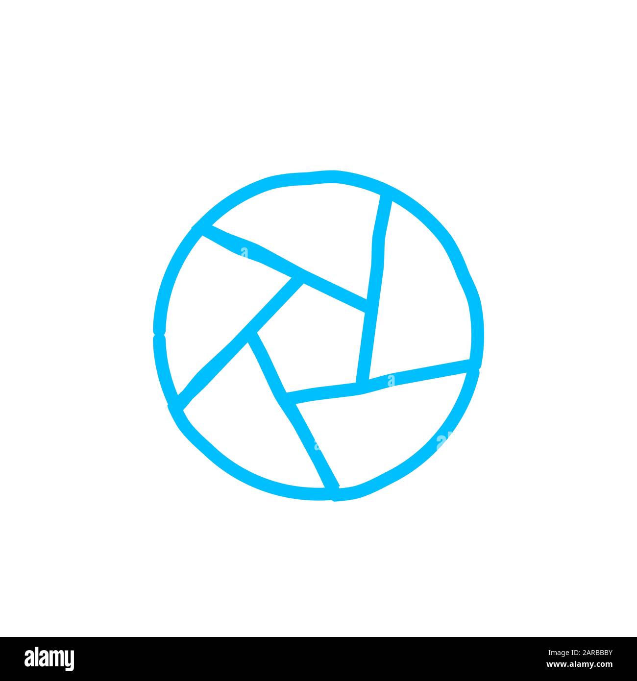 camera icon line design template Stock Photo - Alamy