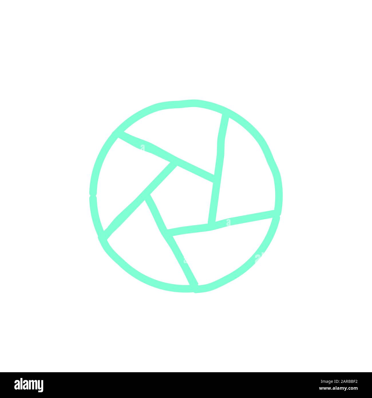 camera icon line design template Stock Photo - Alamy