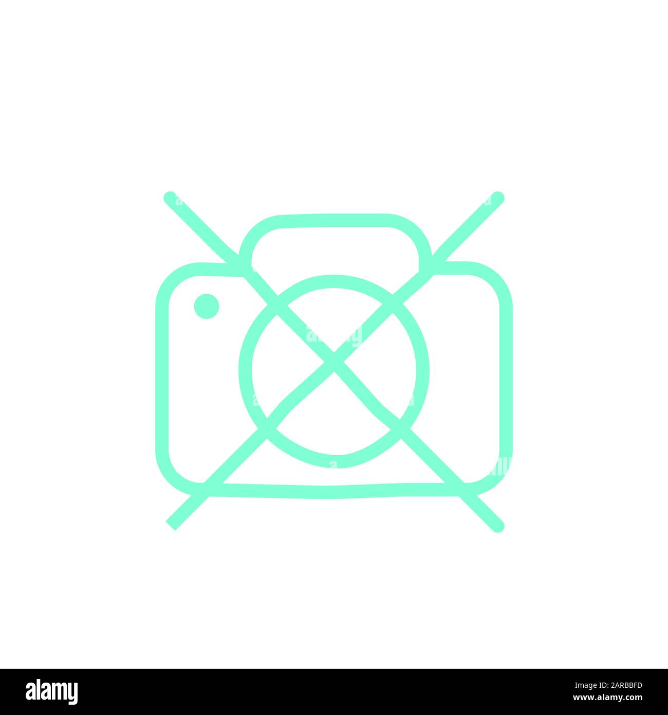 camera icon line design template Stock Photo - Alamy