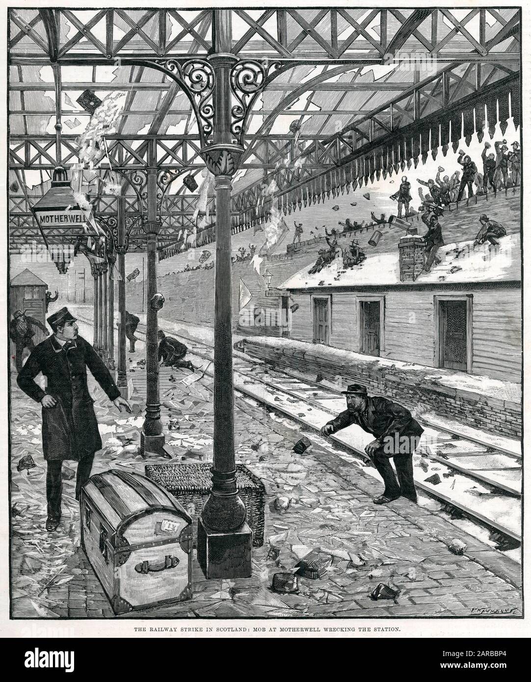 Railway strike hi-res stock photography and images - Alamy