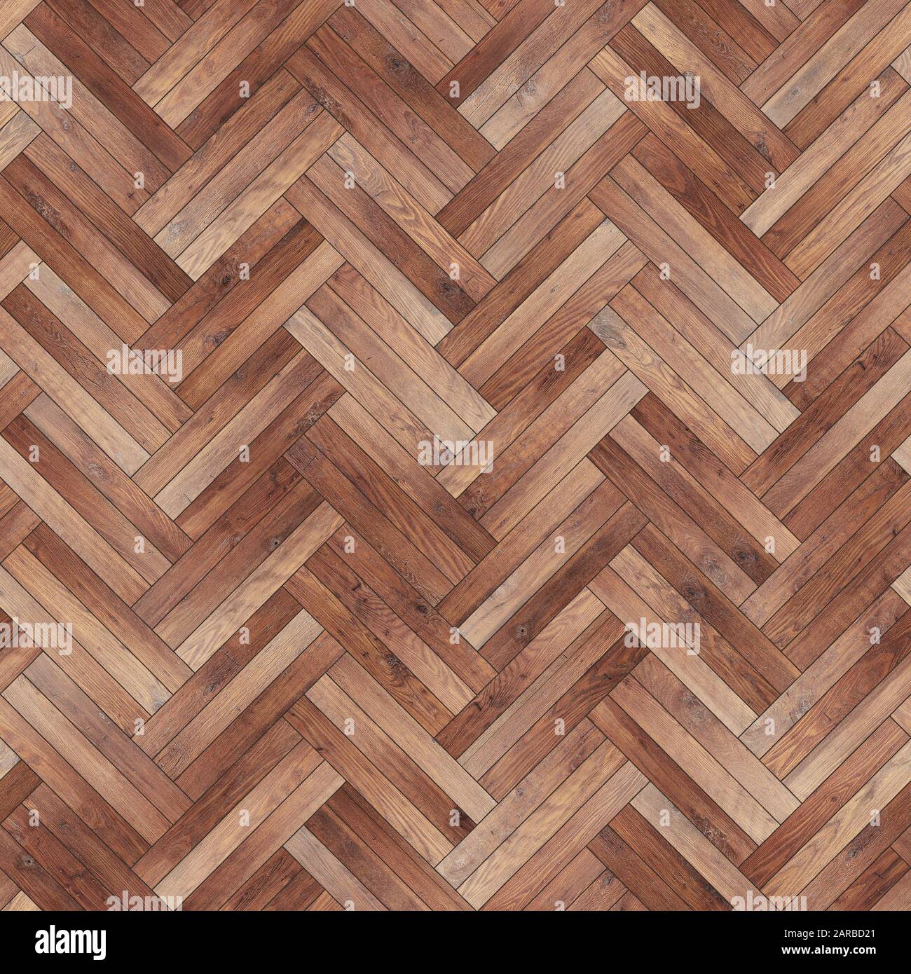 Seamless Wood Parquet Texture Herringbone Brown Stock Photo Alamy