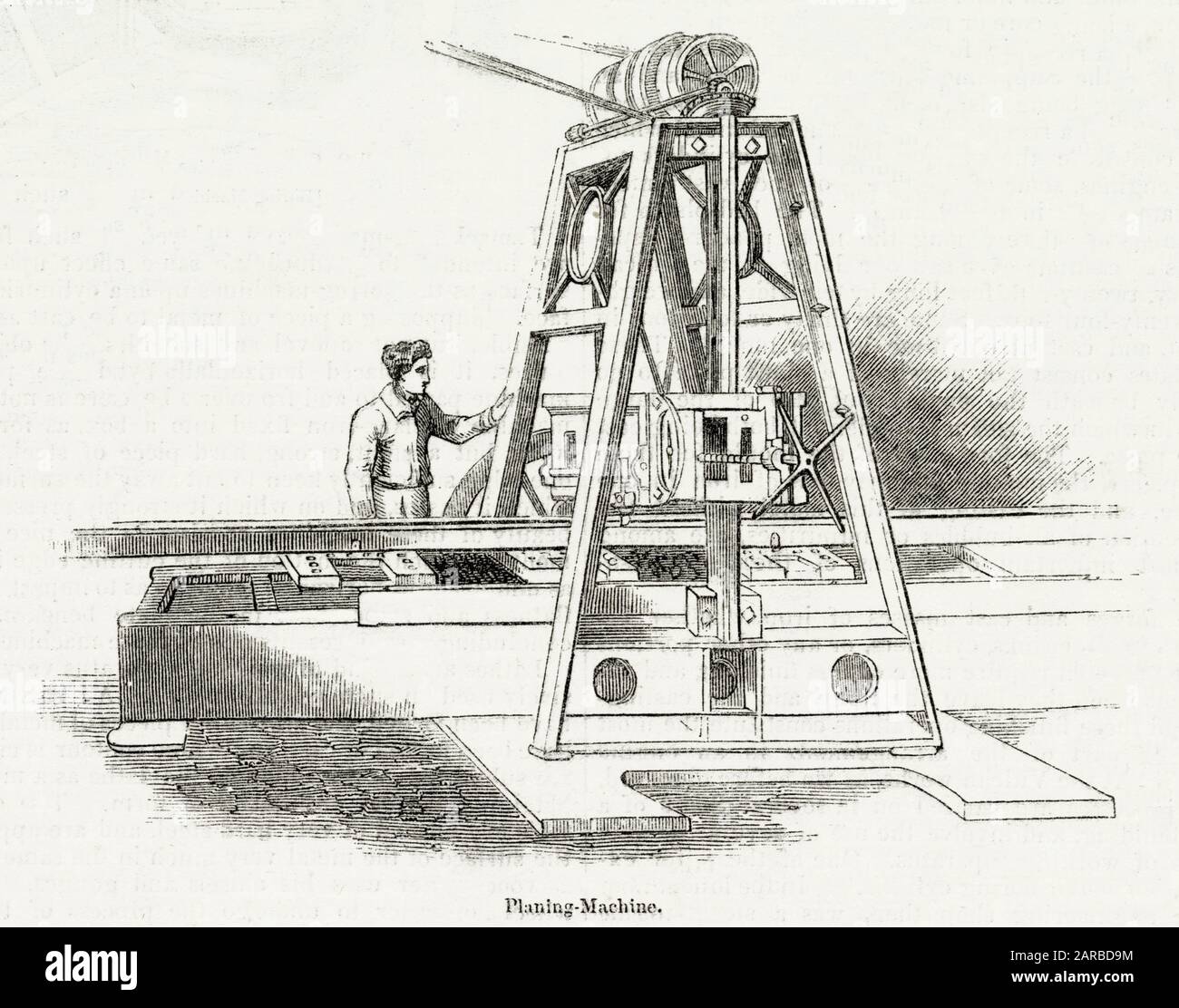 Planing machine, Clyde steamboat works, Glasgow Stock Photo Alamy