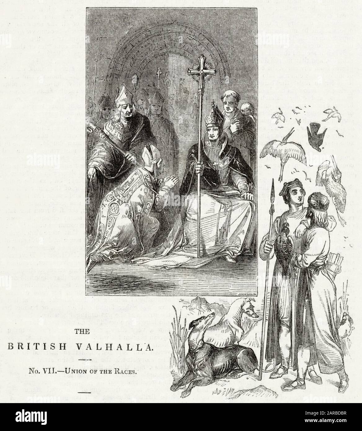 The British Valhalla -- Archbishop Thomas Becket Stock Photo