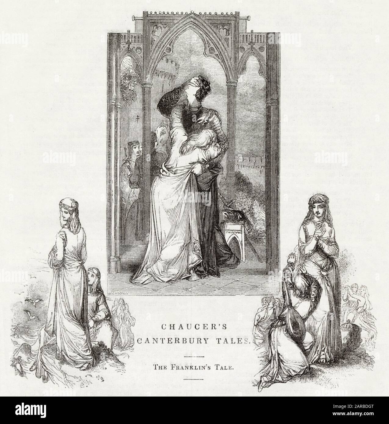 Chaucer, The Canterbury Tales The Franklin's Tale Stock Photo Alamy