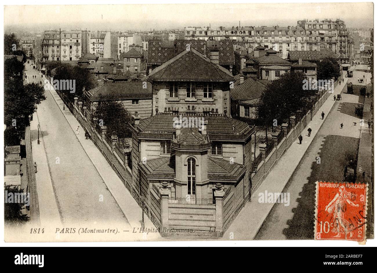 Hopital Bretonneau, Montmartre, 18th arrondissement, Paris, France. Stock Photo