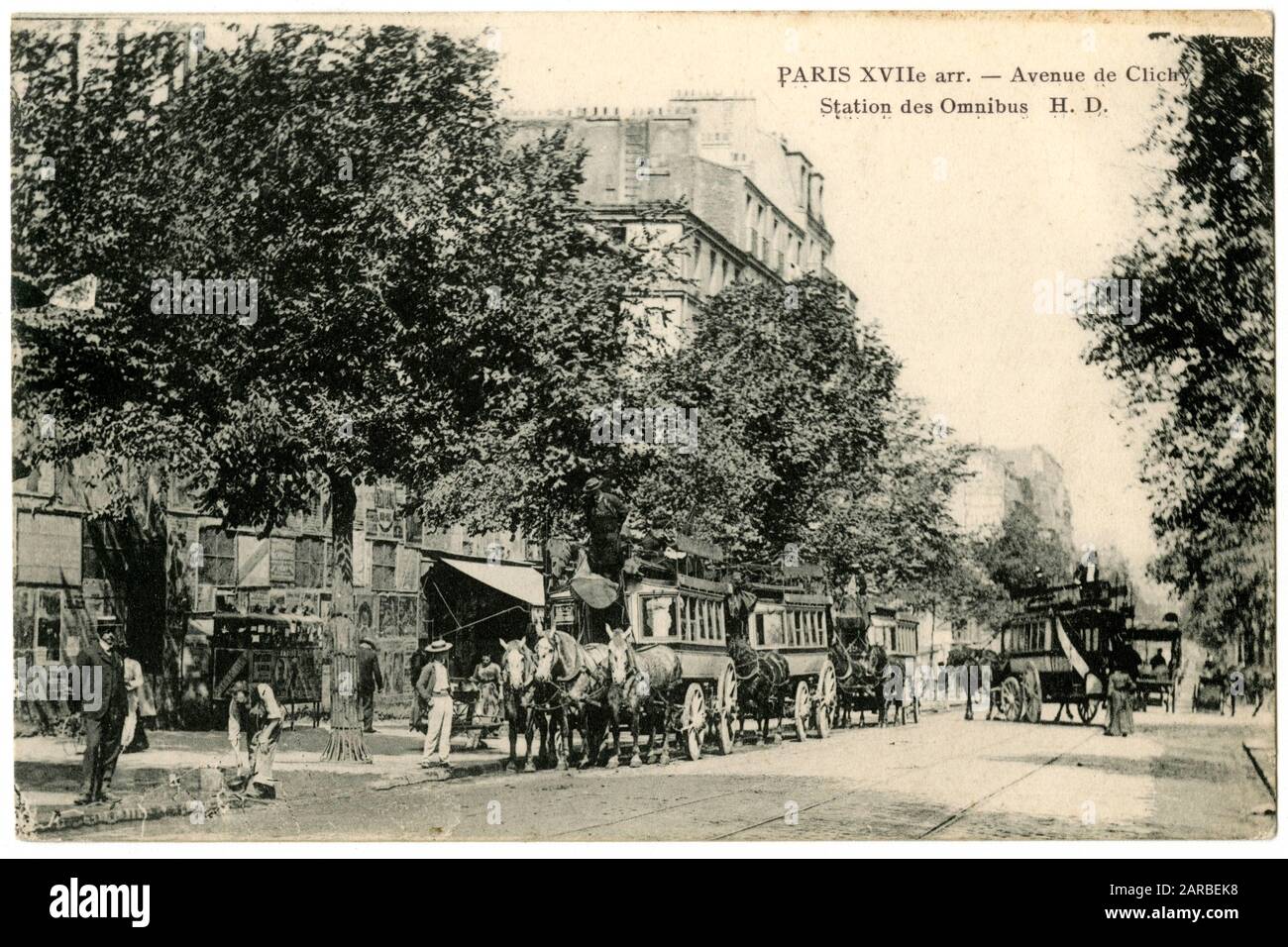Transport Paris France 1900s Stock Photos Transport Paris France