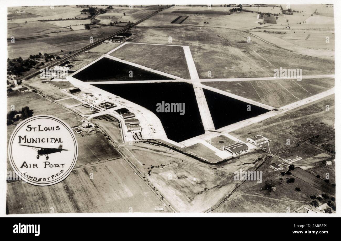 St. Louis Municipal Airport - Lambert Field - Missouri, USA. Stock Photo