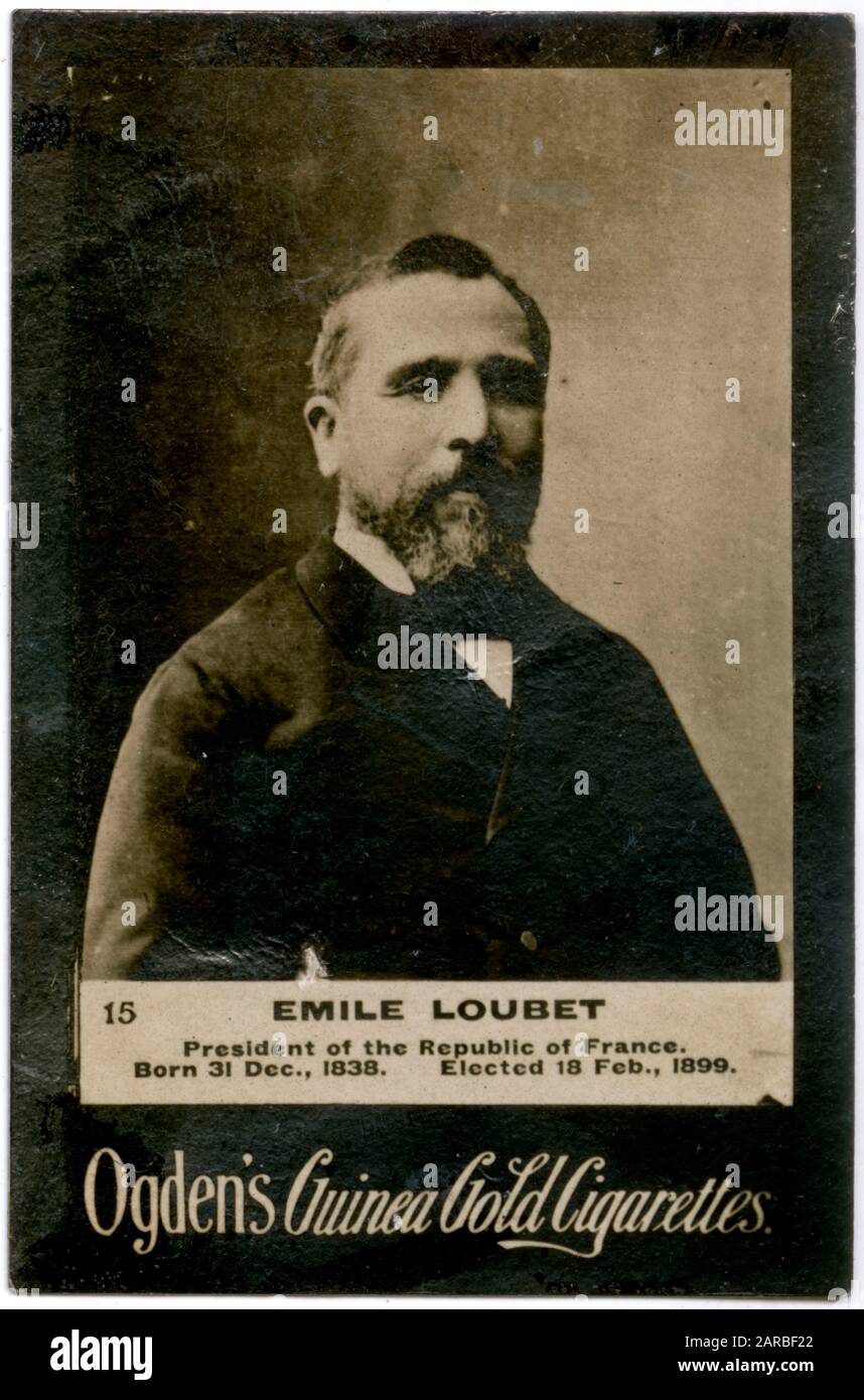 Emile Loubet, French Prime Minister and later President Stock Photo
