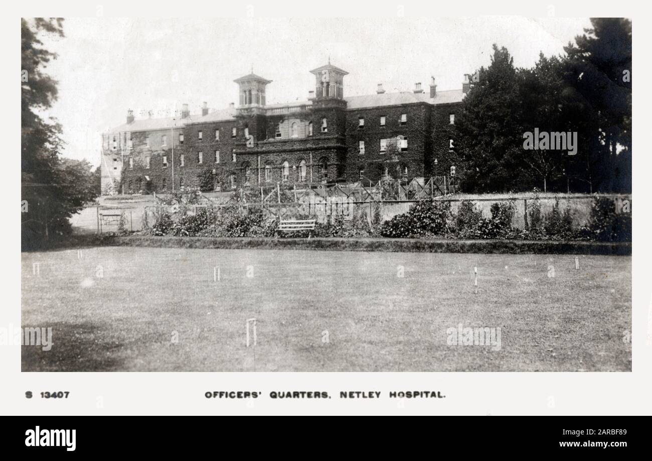WW1 Home Front - The British Red Cross Hospital at Netley, Hampshire.     Date: 1917 Stock Photo