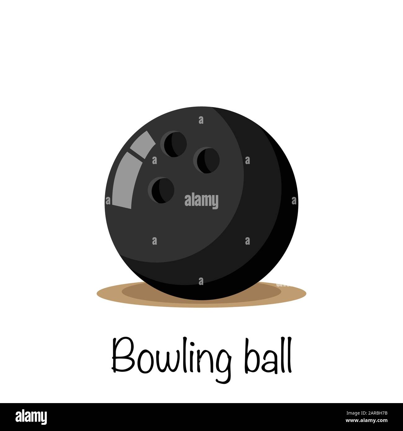 Bowling game ball, vector illustration Stock Vector Image & Art Alamy