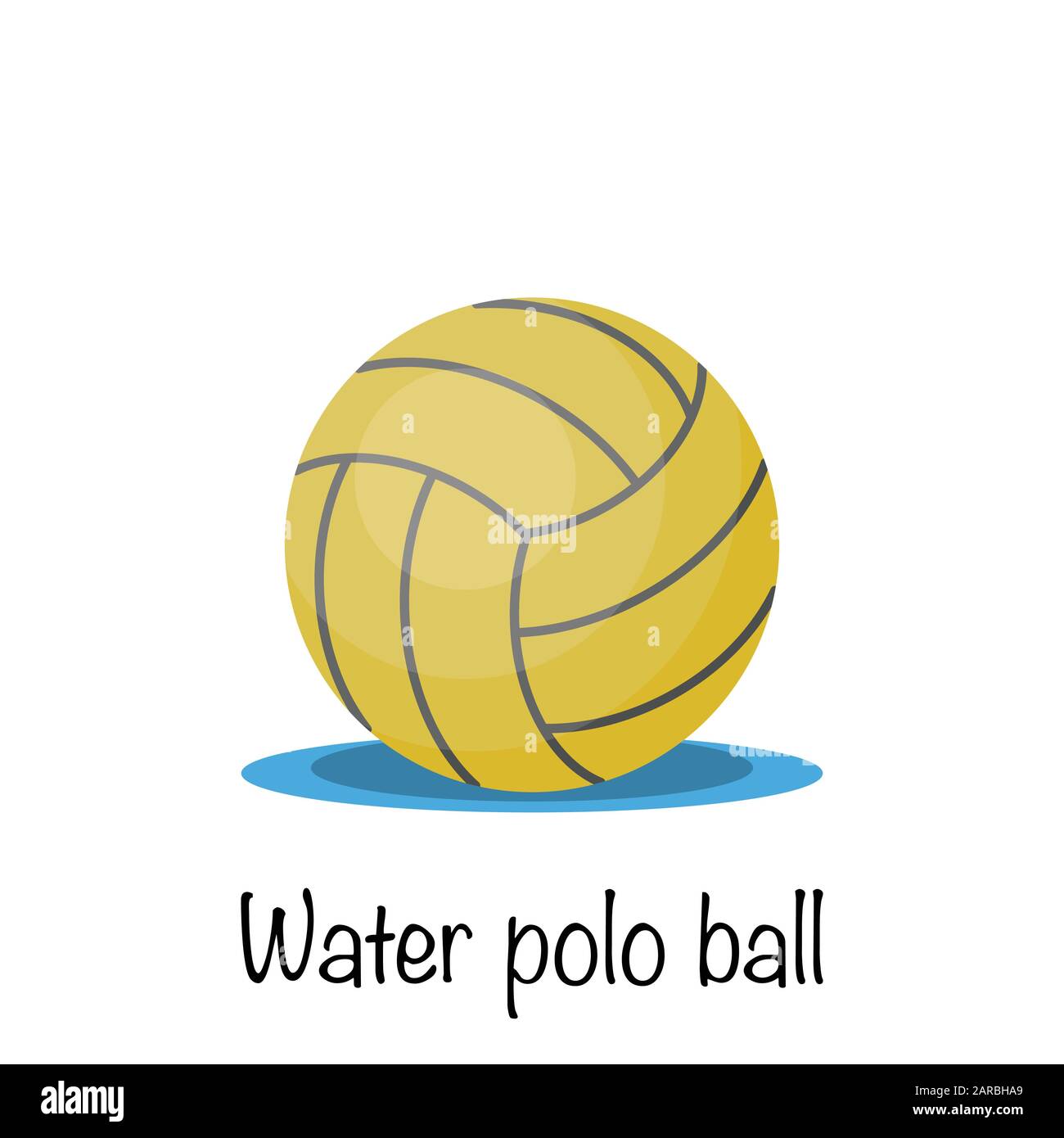 Water polo game ball, vector illustration Stock Vector Image & Art - Alamy