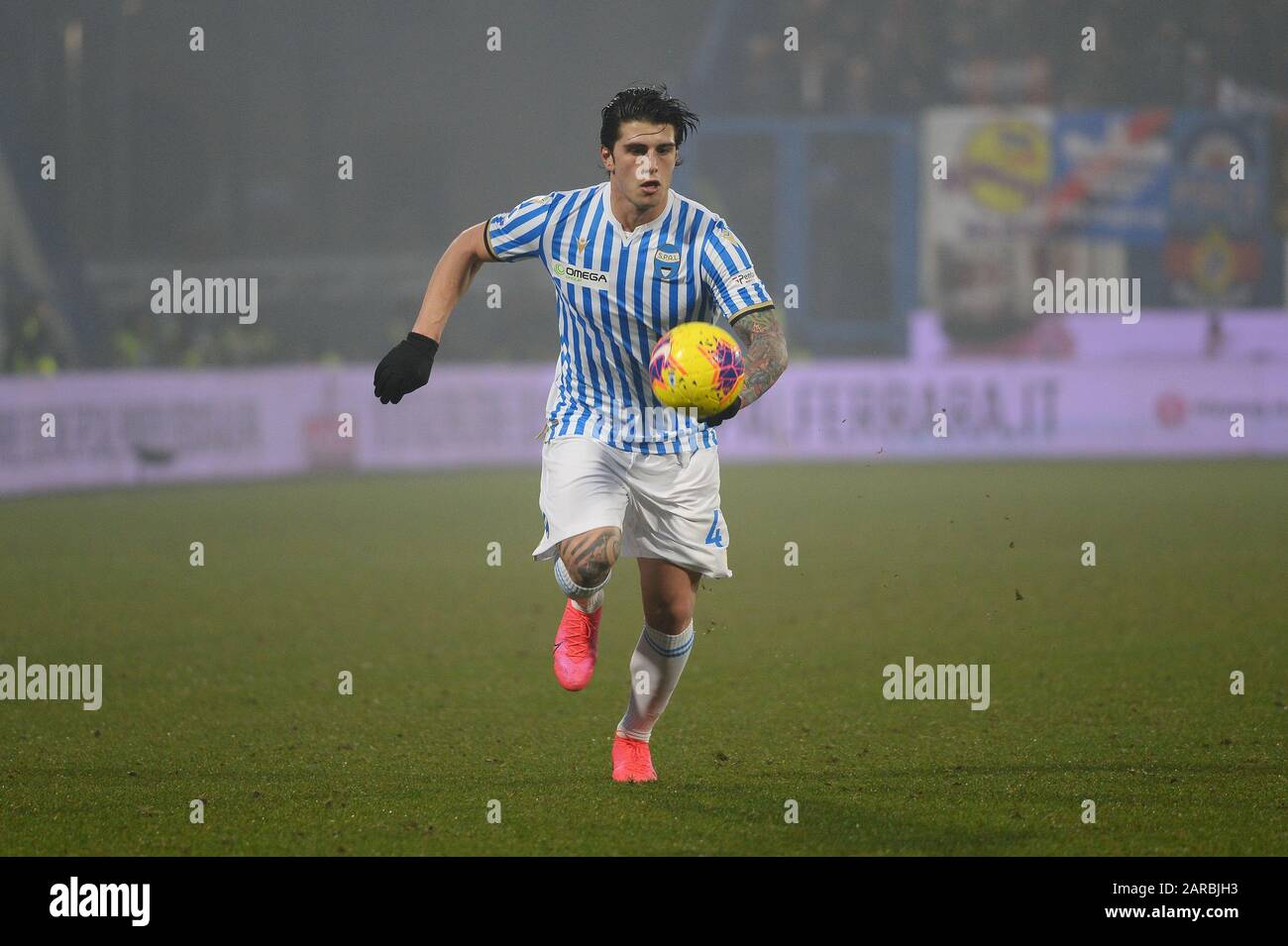 bonifazi spal during SPAL vs Bologna, Ferrara, Italy, 25 Jan 2020, Soccer italian Serie A soccer match Stock Photo