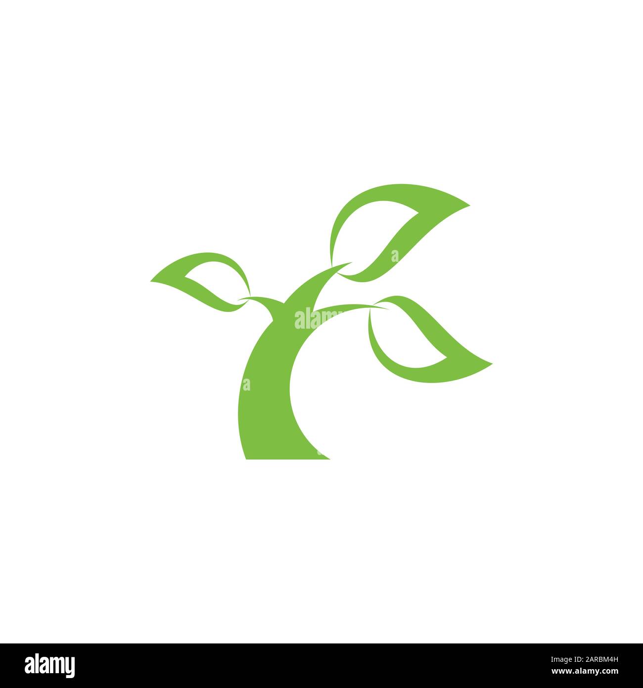 tree unique motion design logo vector Stock Vector
