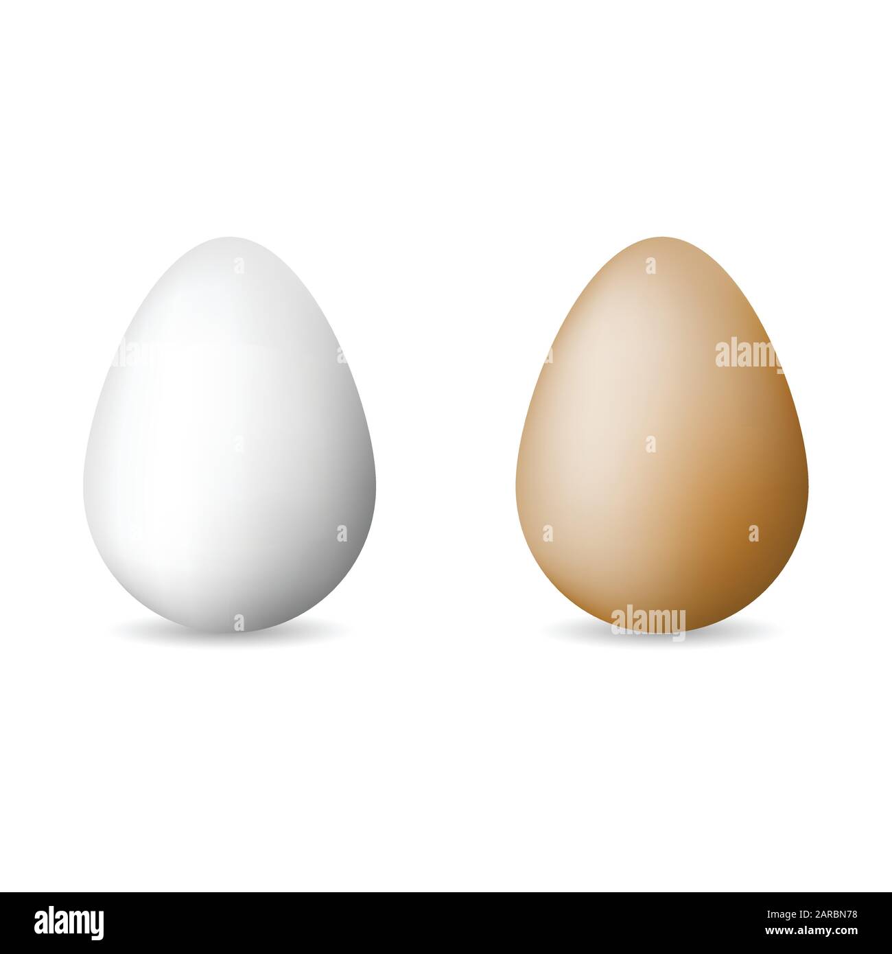Easter colored eggs set, vector illustration for Happy Easter Day Stock Vector