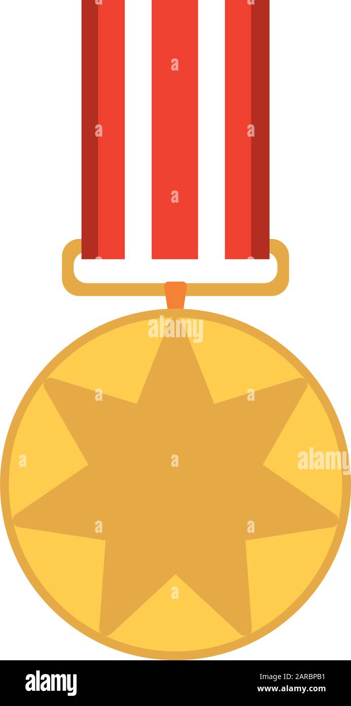 Isolated gold medal vector design Stock Vector Image & Art - Alamy