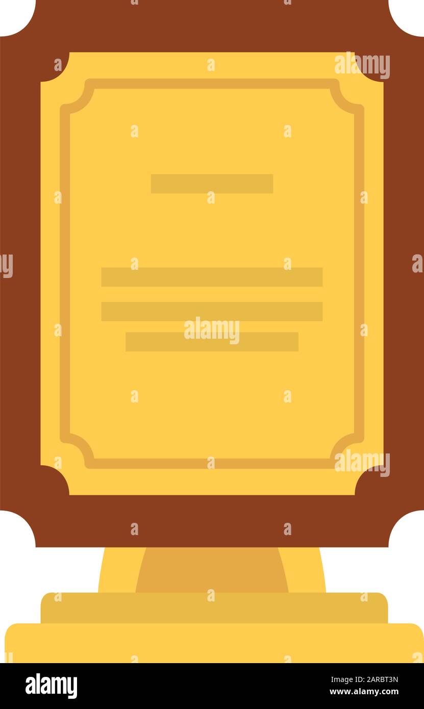 Isolated gold certificate trophy vector design Stock Vector Image & Art ...