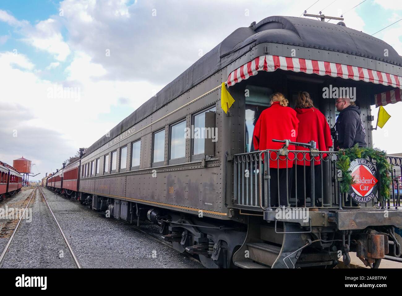 Vintage Back Of Train Car High Resolution Stock Photography And Images Alamy