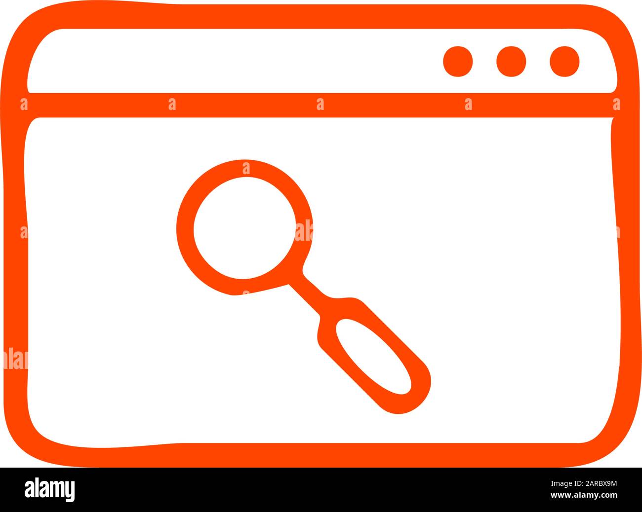 Browser app icon design template Stock Vector Image & Art - Alamy