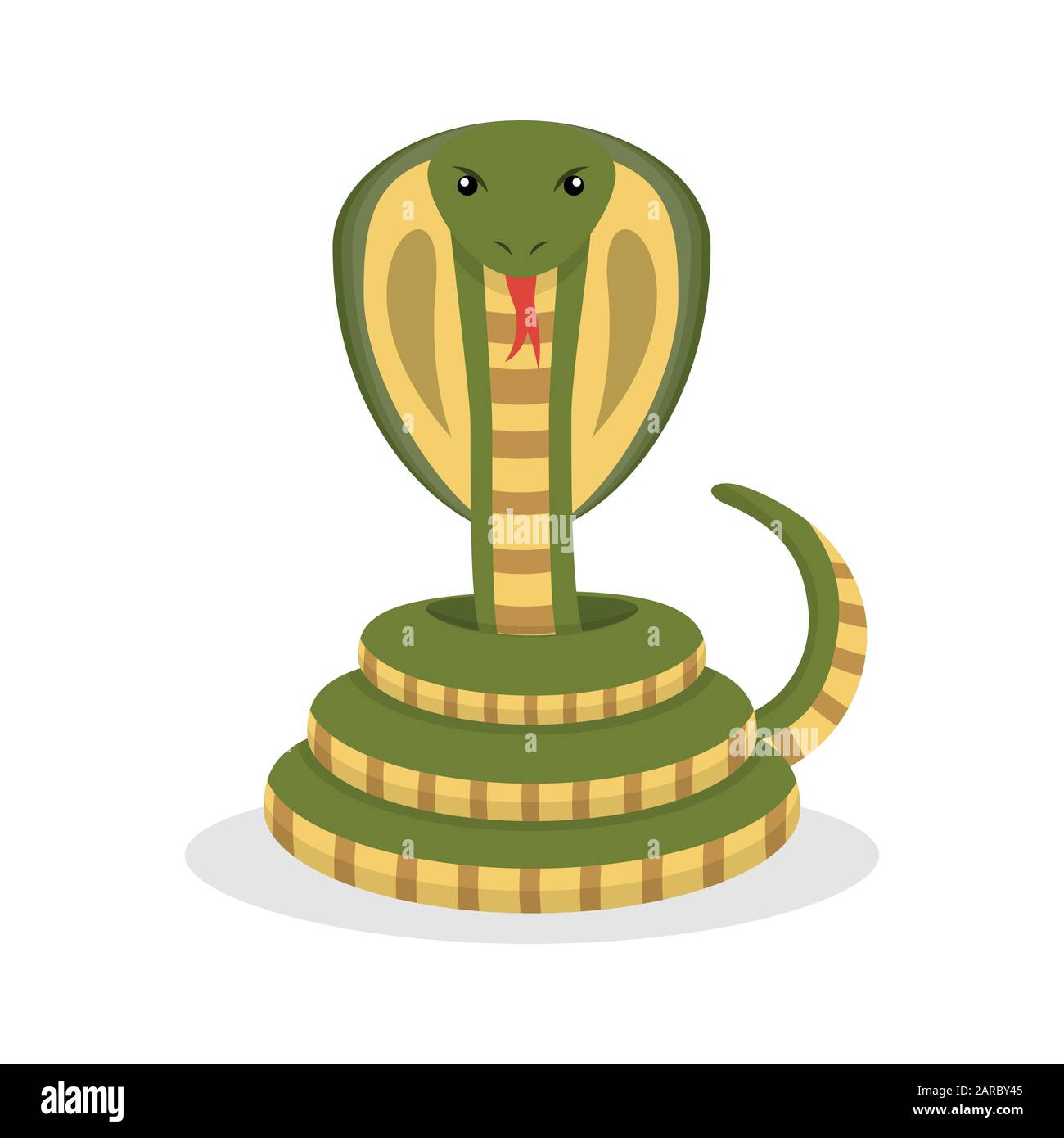 Cobra. Indian snake. Vector illustration Stock Vector