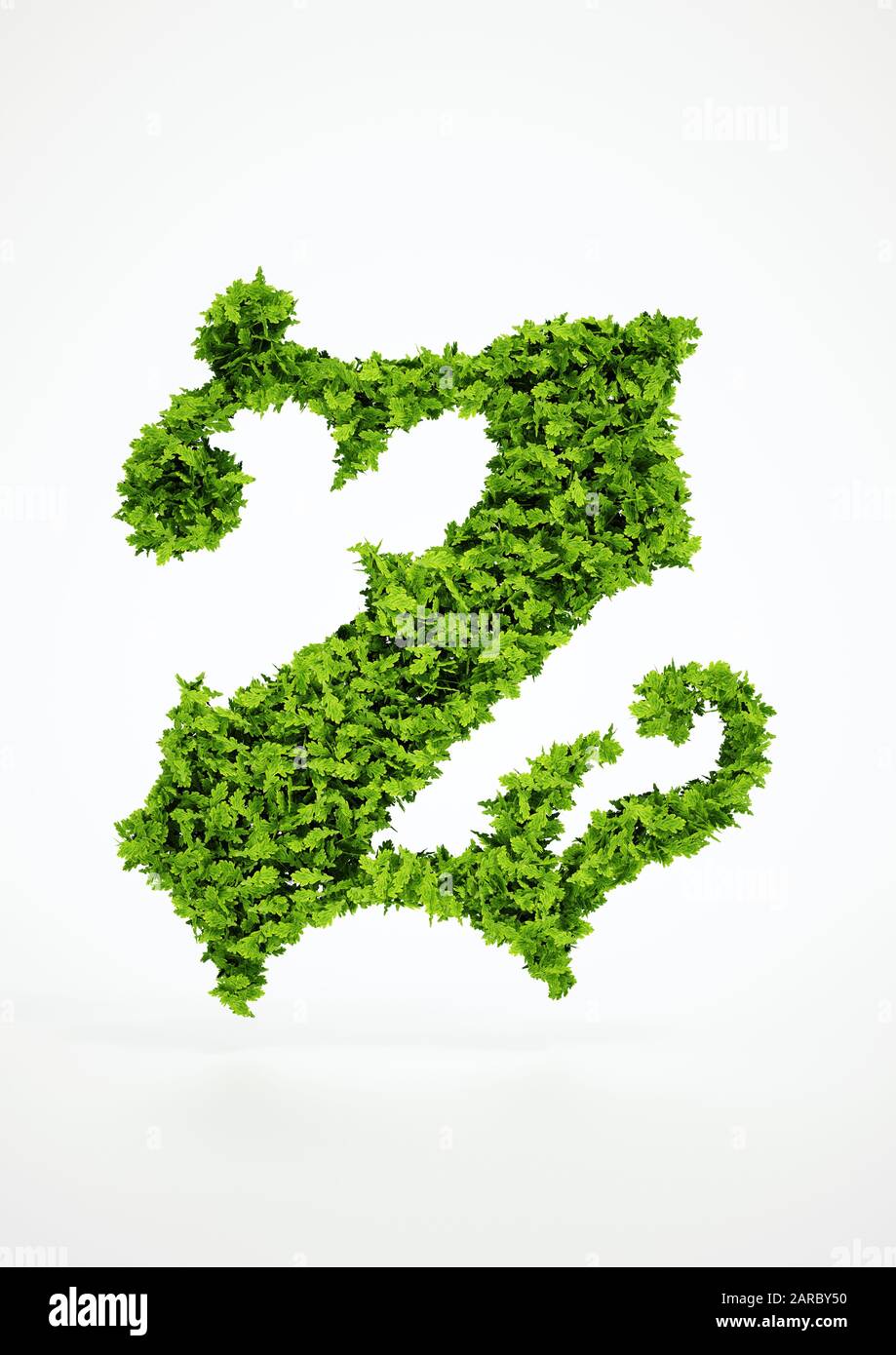 Isolated 3d render letter Z symbol with white background Stock Photo Alamy