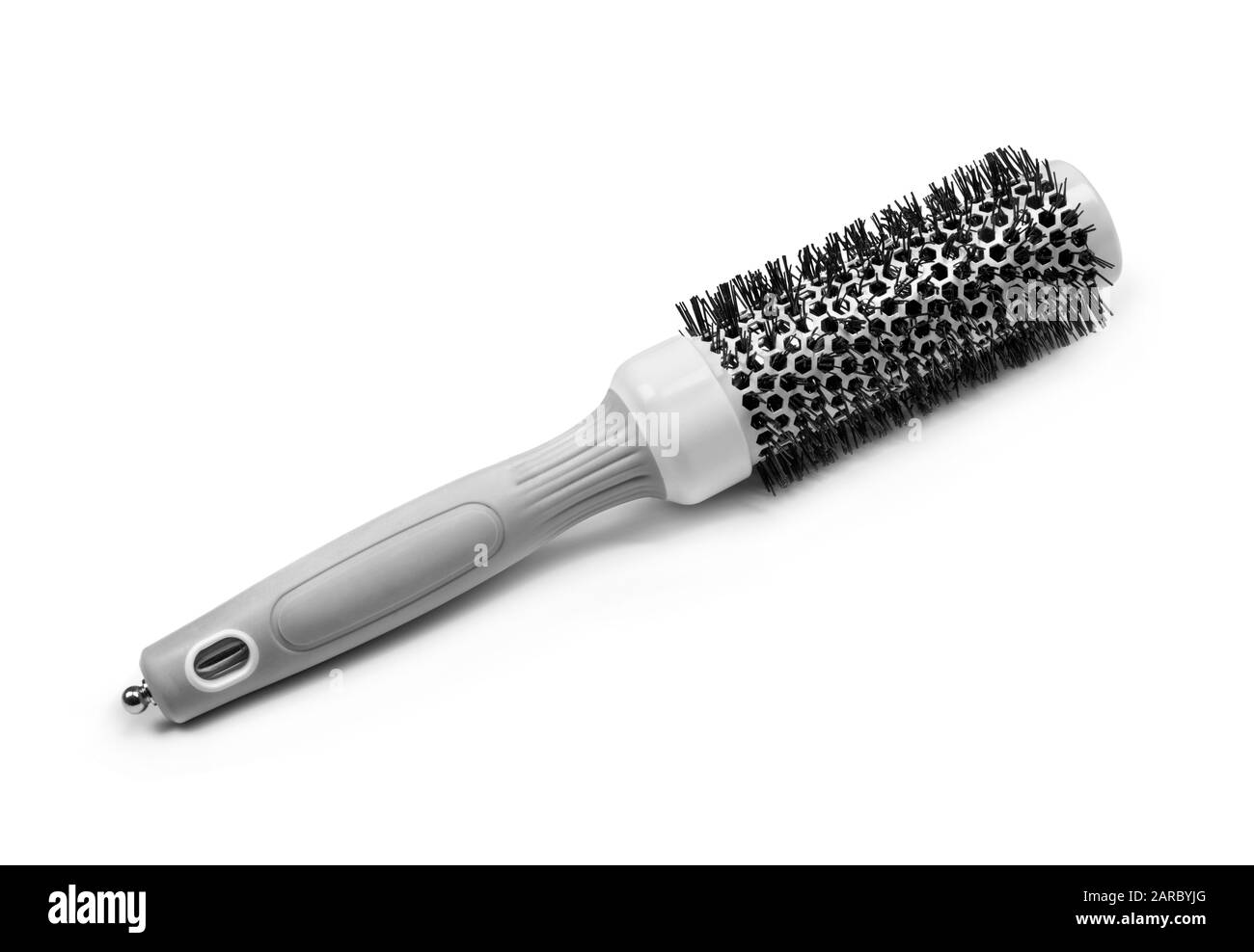 Professional hairbrush isolated on a white background Stock Photo