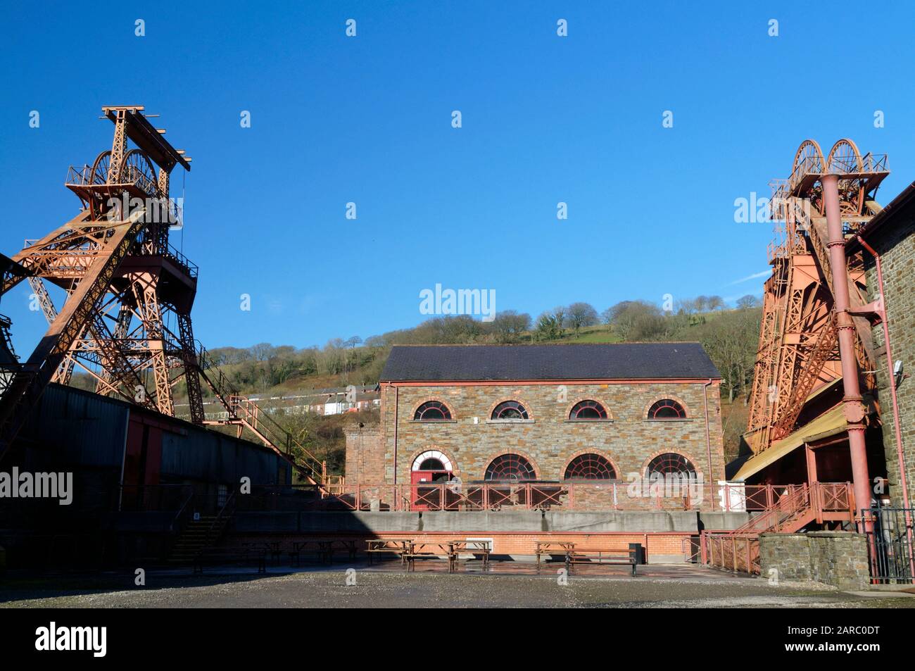 Rhondda Heritage Park, Trehafod, Rhondda Valley, South Wales Stock
