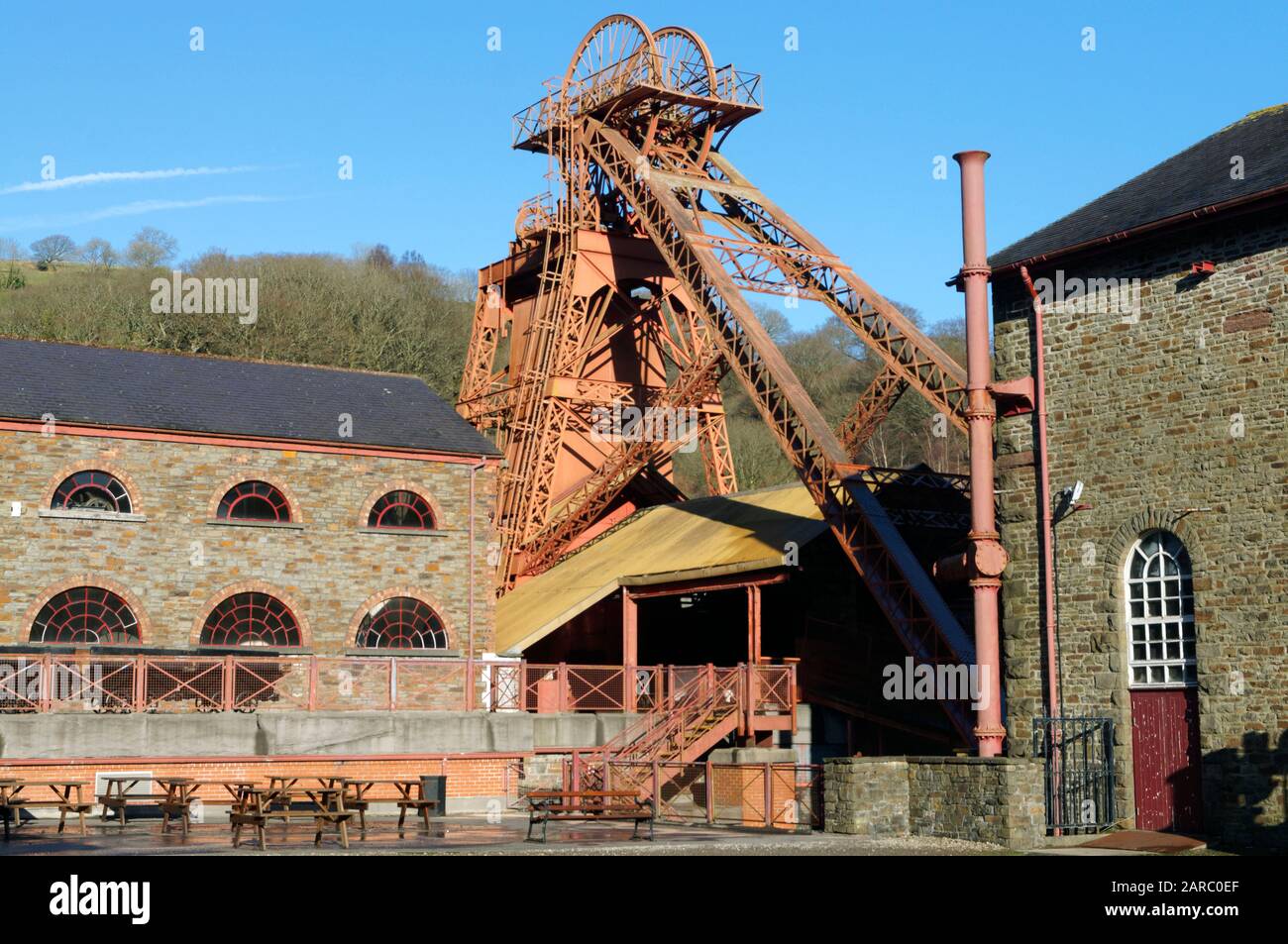Rhondda Heritage Park, Trehafod, Rhondda Valley, South Wales Stock