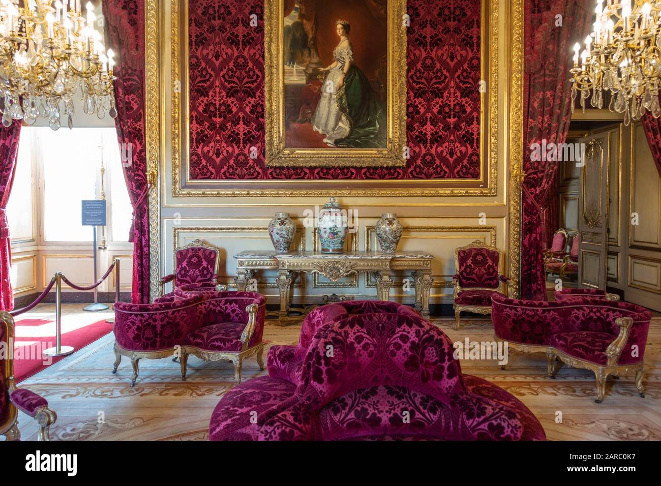 Grand Salon in the Napoleon III Apartments (Appartements Napoléon III) in  Richelieu Wing of Louvre Museum (Musée du Louvre) in Paris, France Stock  Photo - Alamy
