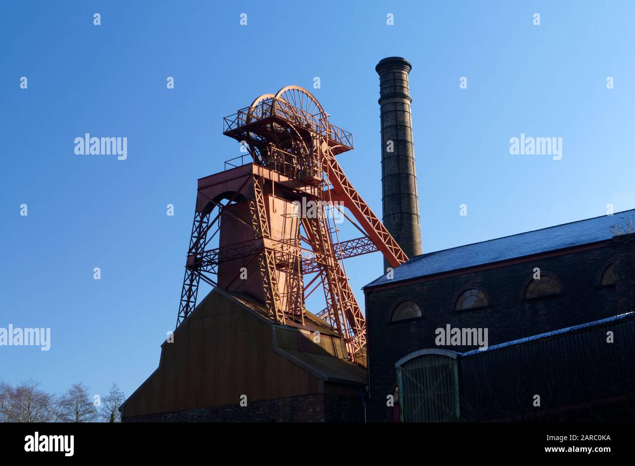 Rhondda Heritage Park, Trehafod, Rhondda Valley, South Wales Stock