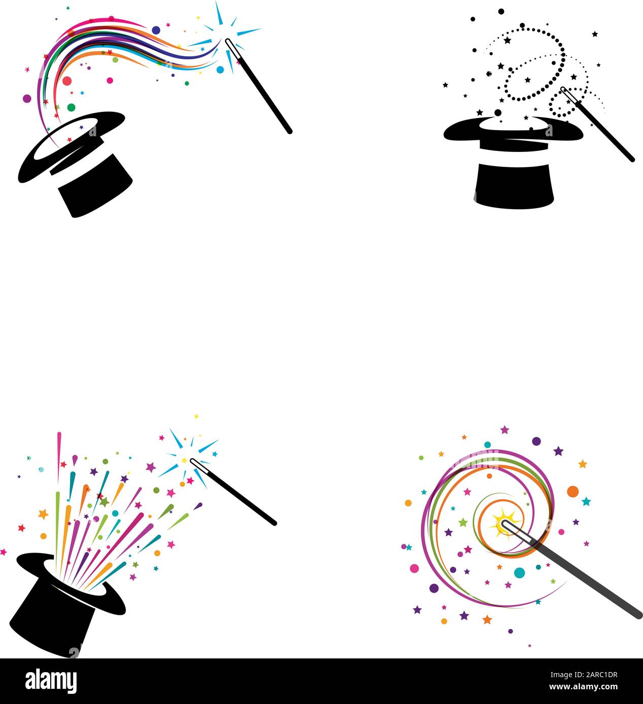 Magic Vector icon illustration design Template Stock Vector Image & Art ...