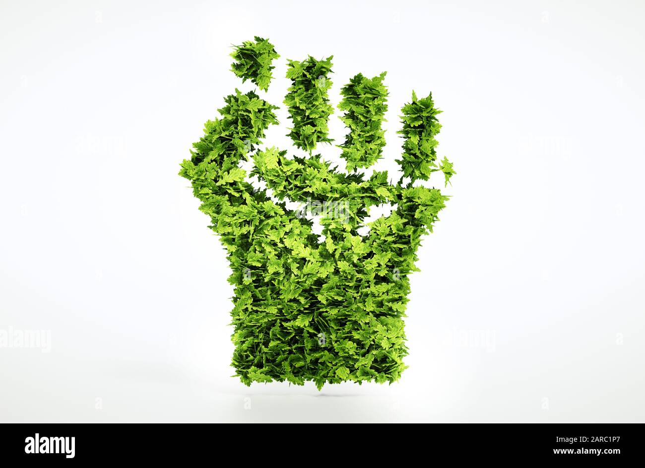 Eco revolt sign - with included clipping path Stock Photo