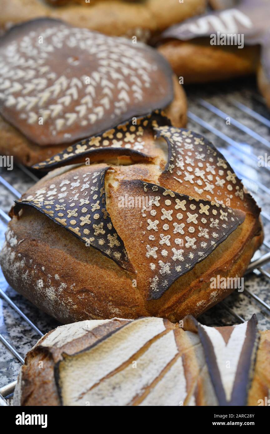 Real French Bread Paris France Stock Photo Alamy