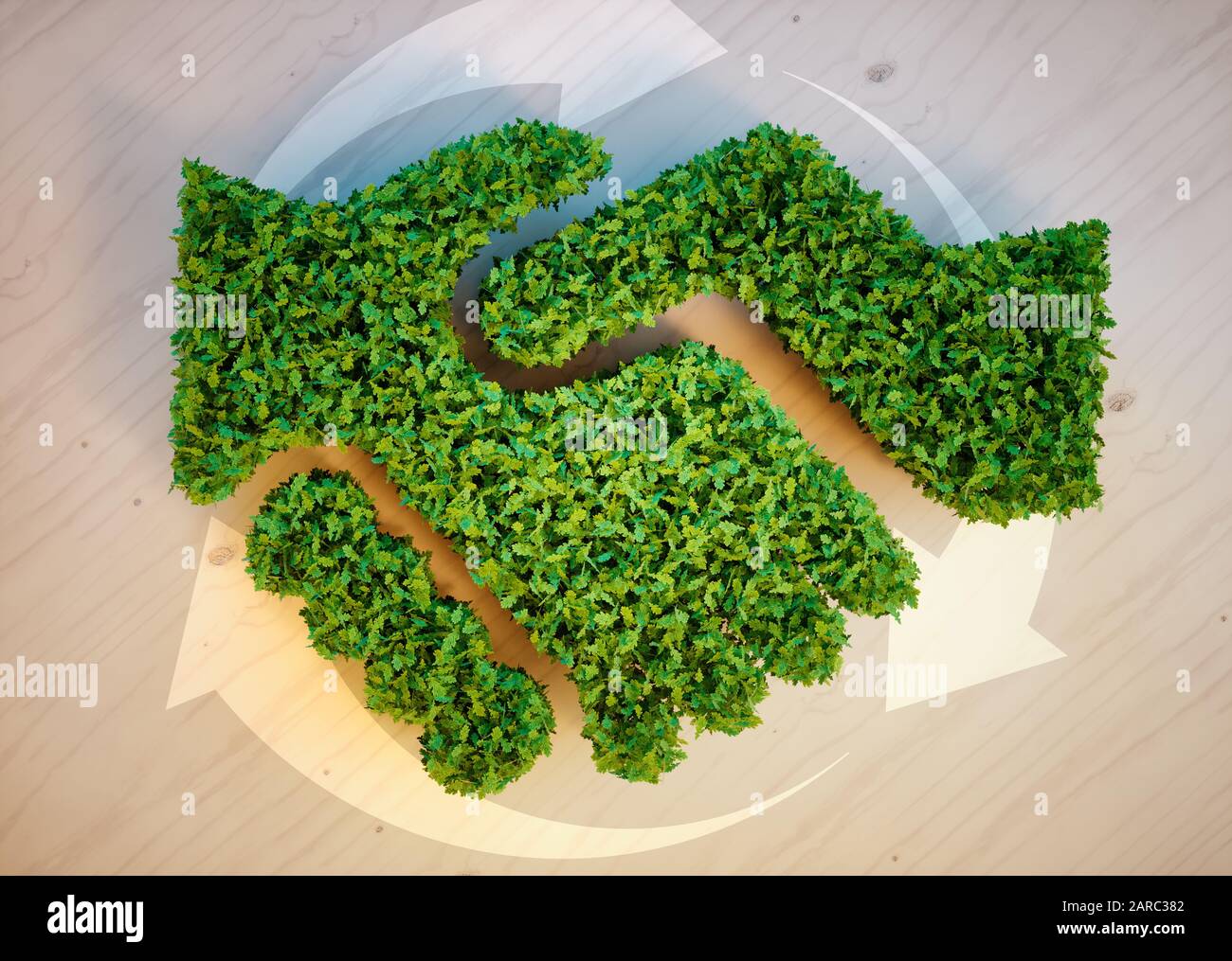Ecology agreement concept Stock Photo
