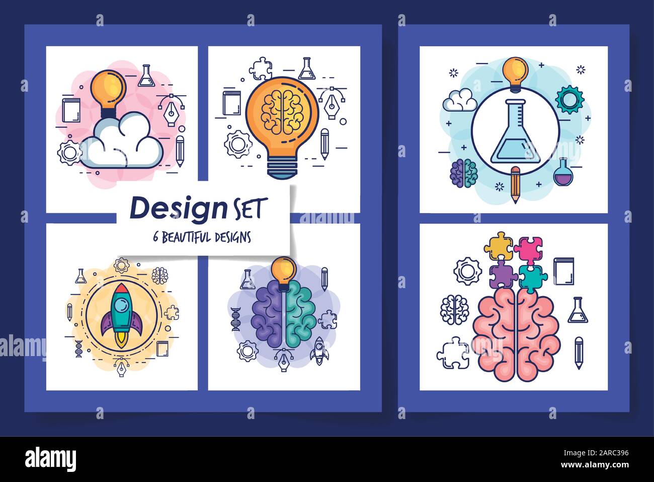 Thinking designs Stock Vector Images - Alamy
