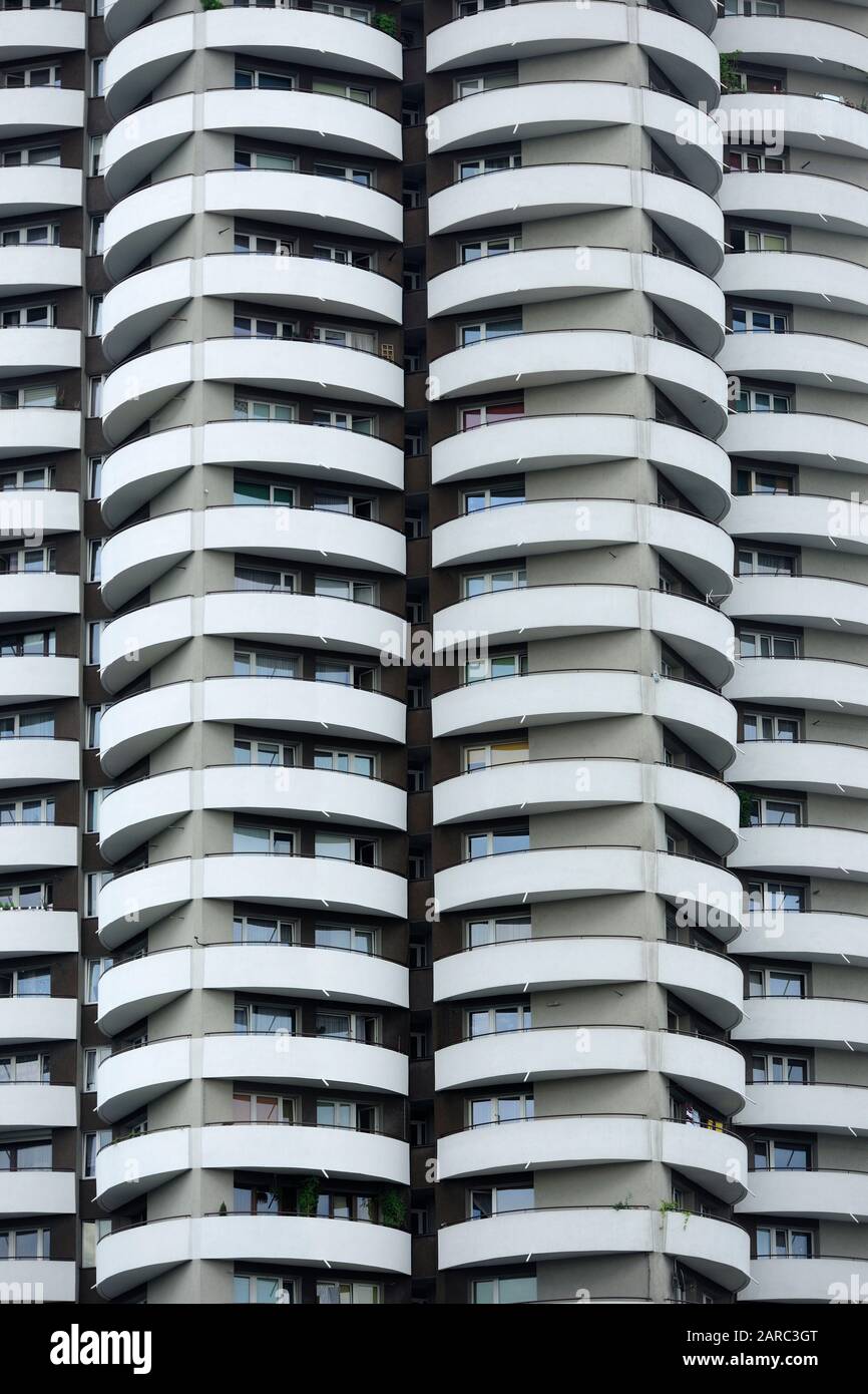 Katowice, slaskie, polska,abstract architecture,modern living, photo Kazimierz Jurewicz Stock Photo