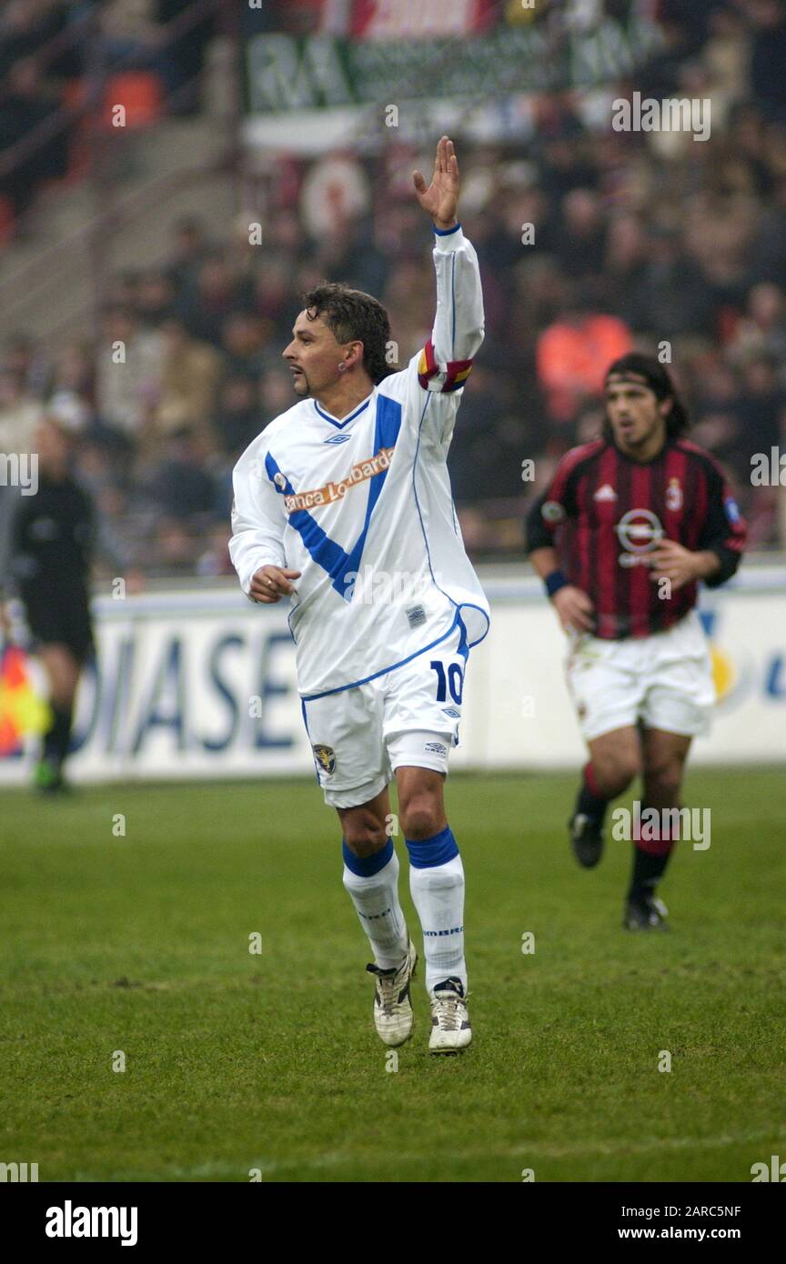 Roberto Baggio ○ Goal and Skills ○ AC Milan 