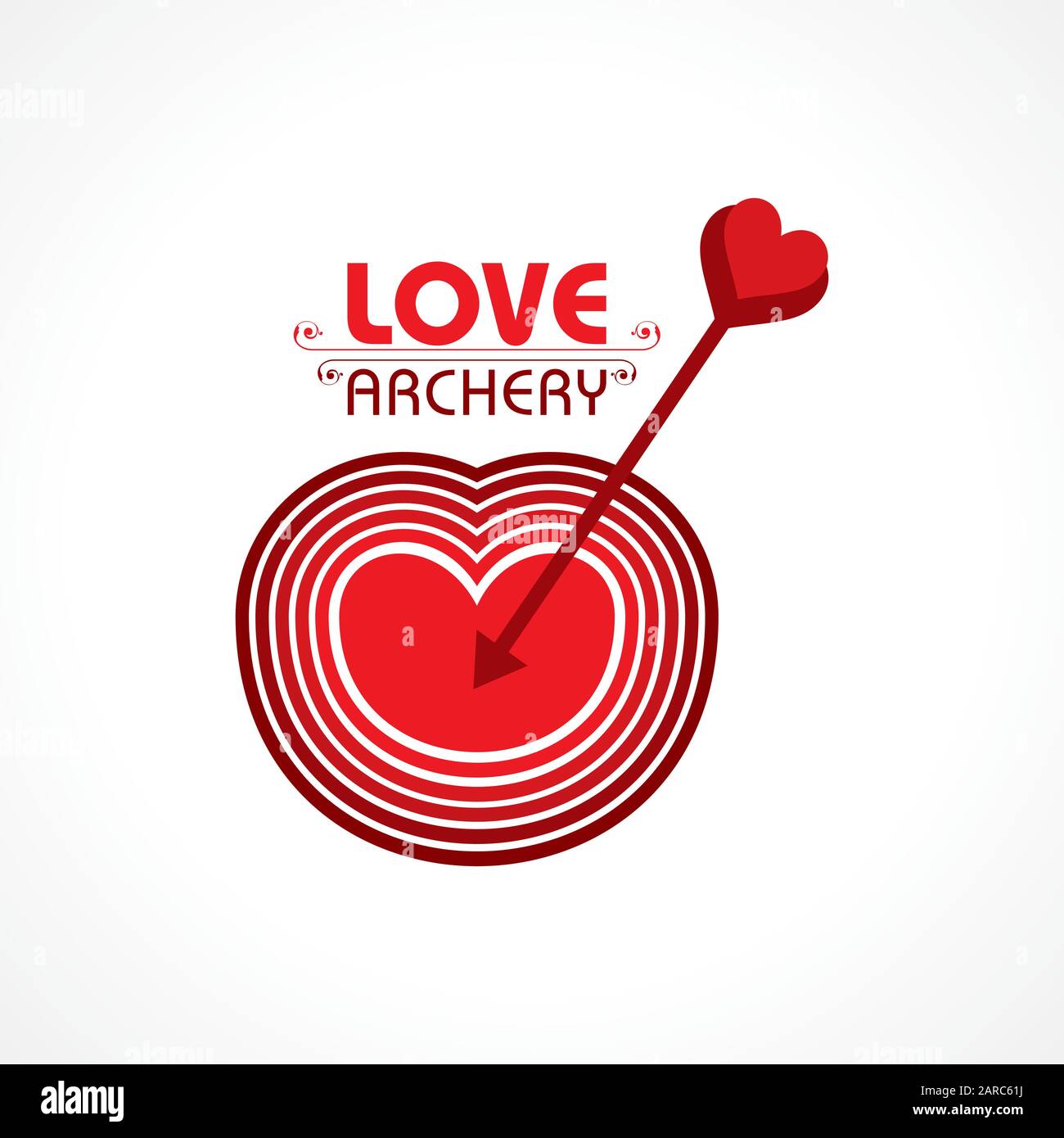 Illustration of Happy Valentines Day Greeting Stock vector Stock Vector ...