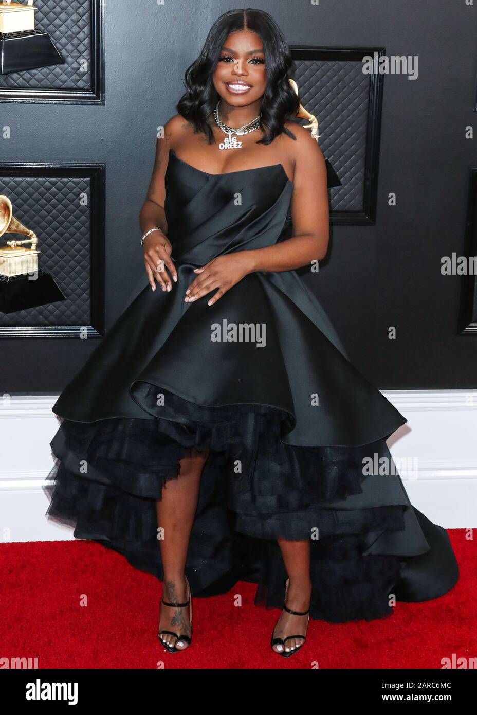 LOS ANGELES, CALIFORNIA, USA - JANUARY 26: Dreezy arrives at the 62nd Annual GRAMMY Awards held at Staples Center on January 26, 2020 in Los Angeles, California, United States. (Photo by Xavier Collin/Image Press Agency) Stock Photo