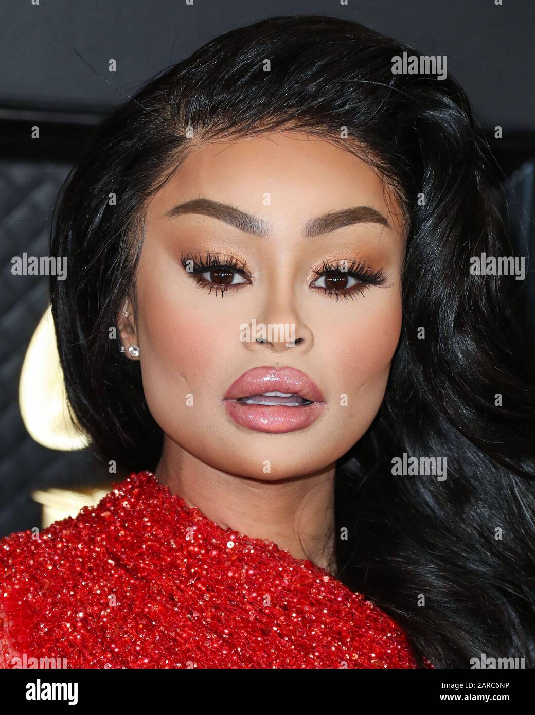 LOS ANGELES, CALIFORNIA, USA - JANUARY 26: Blac Chyna arrives at the