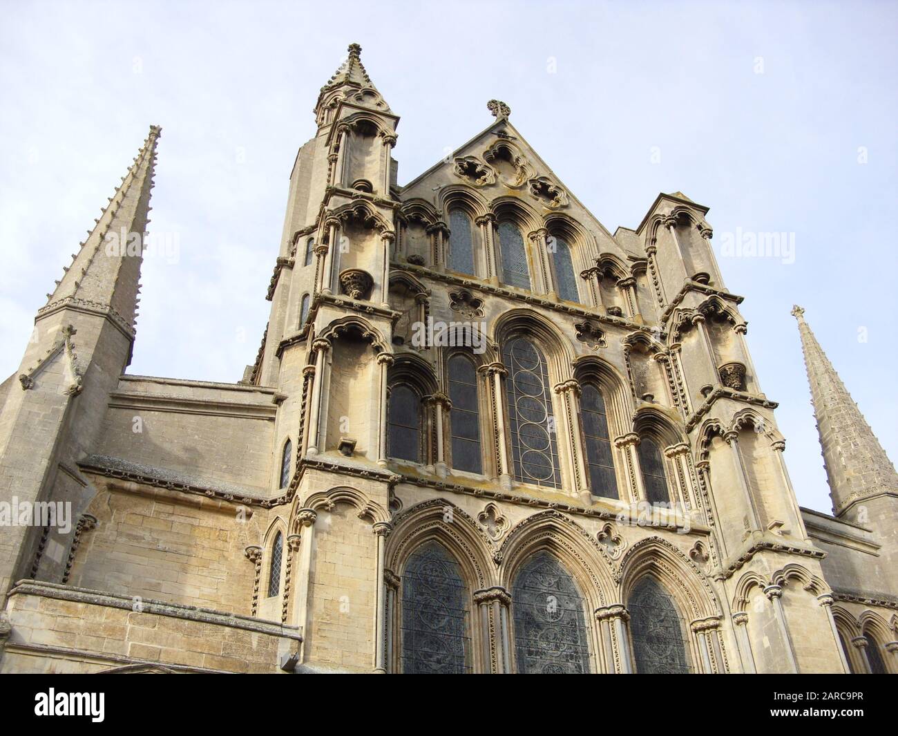 Ely Cathedral in the Fens, Cambridgeshire,UK Stock Photo