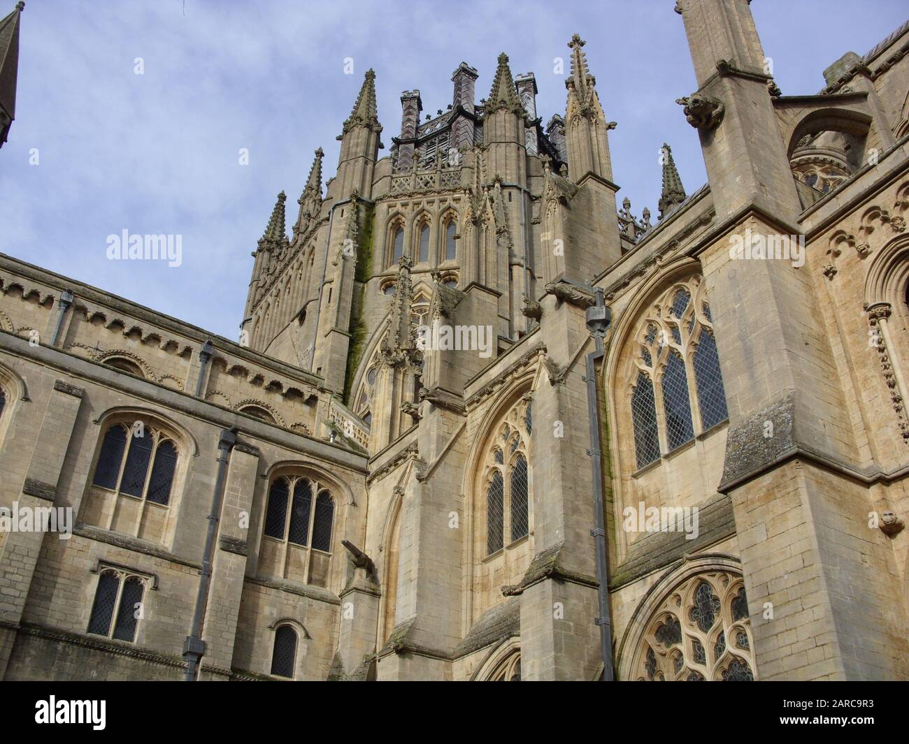 Ely Cathedral in the Fens, Cambridgeshire Stock Photo