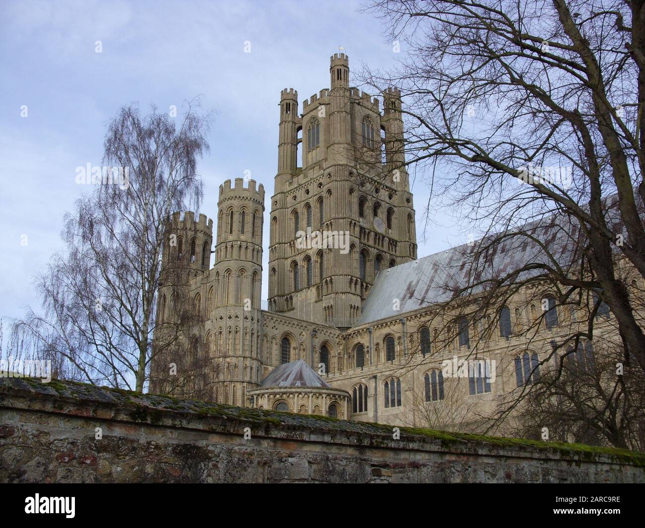 ELY CATHEDRAL in the Fens Stock Photo
