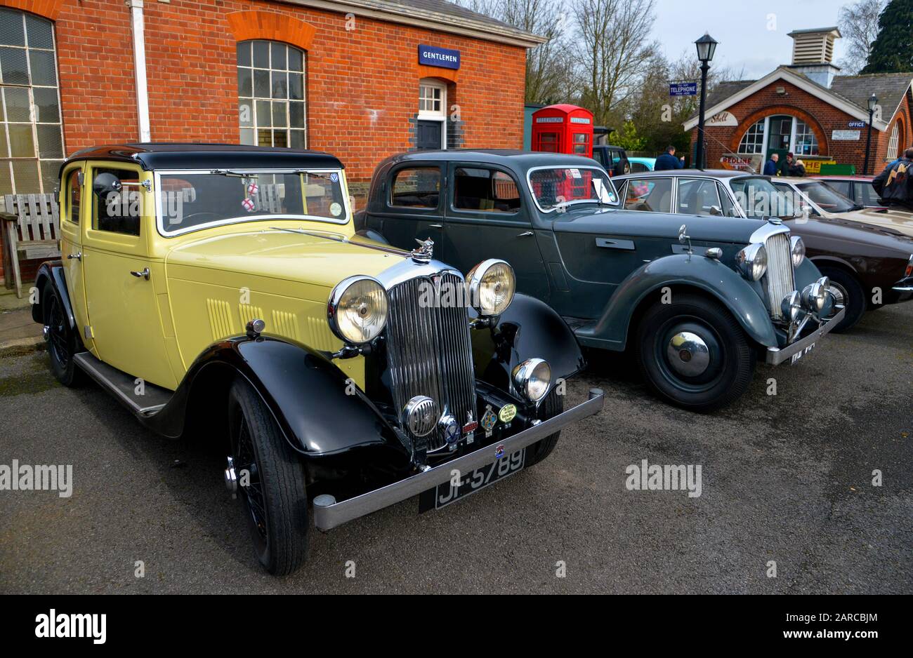Classic Rover cars at a car club meet Stock Photo - Alamy