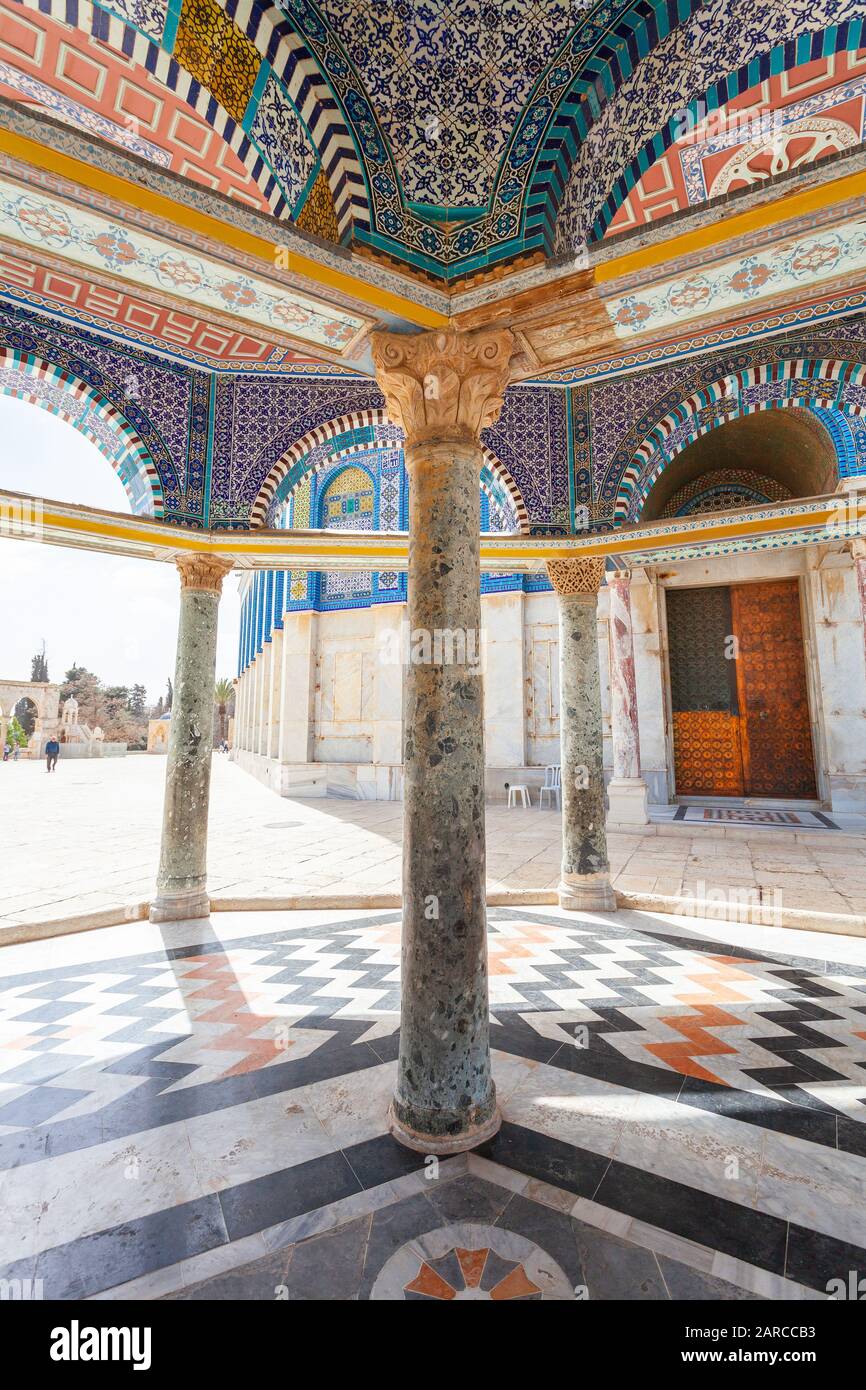Cupola of the Chain near Dome of the Rock, Jerusalem, Israel Stock Photo Alamy