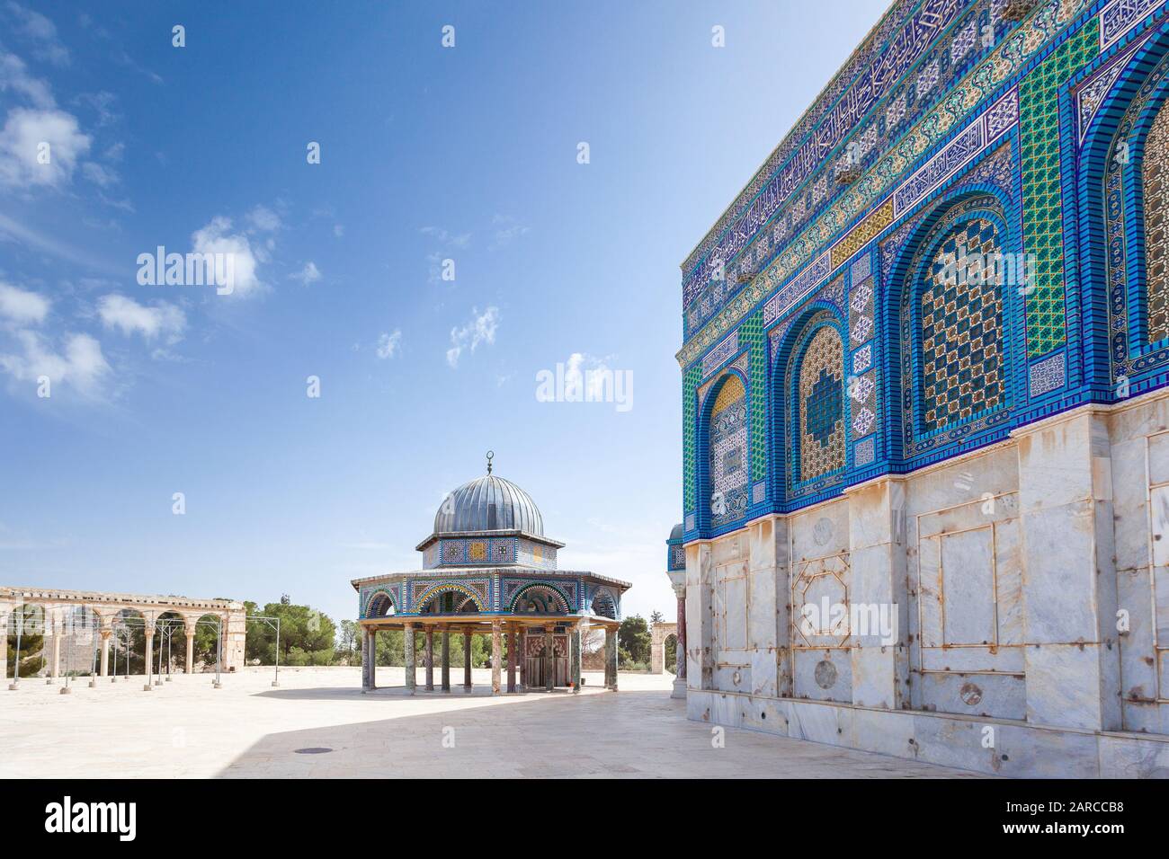 Cupola of the Chain near Dome of the Rock, Jerusalem, Israel Stock Photo Alamy