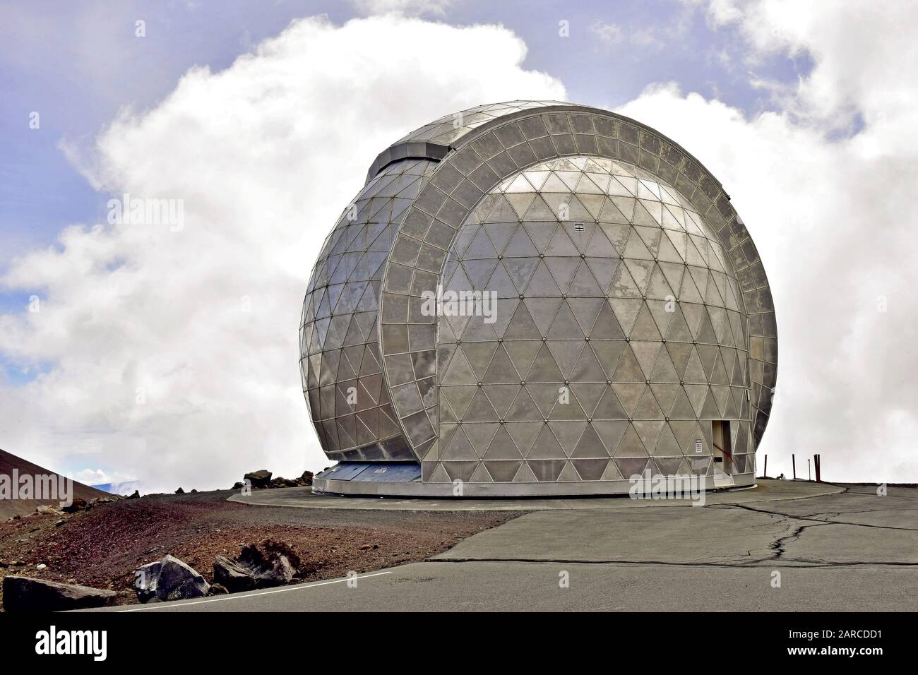 Hawaii, Big Island, Mauna Kea Observatory Center Stock Photo Alamy