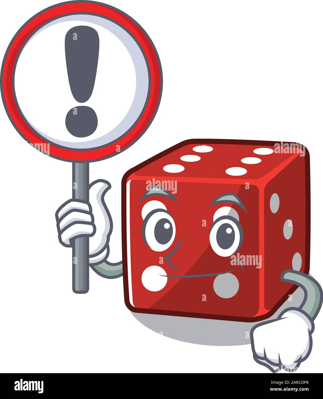 cool and funny dice raised up a Sign Stock Vector Image & Art Alamy