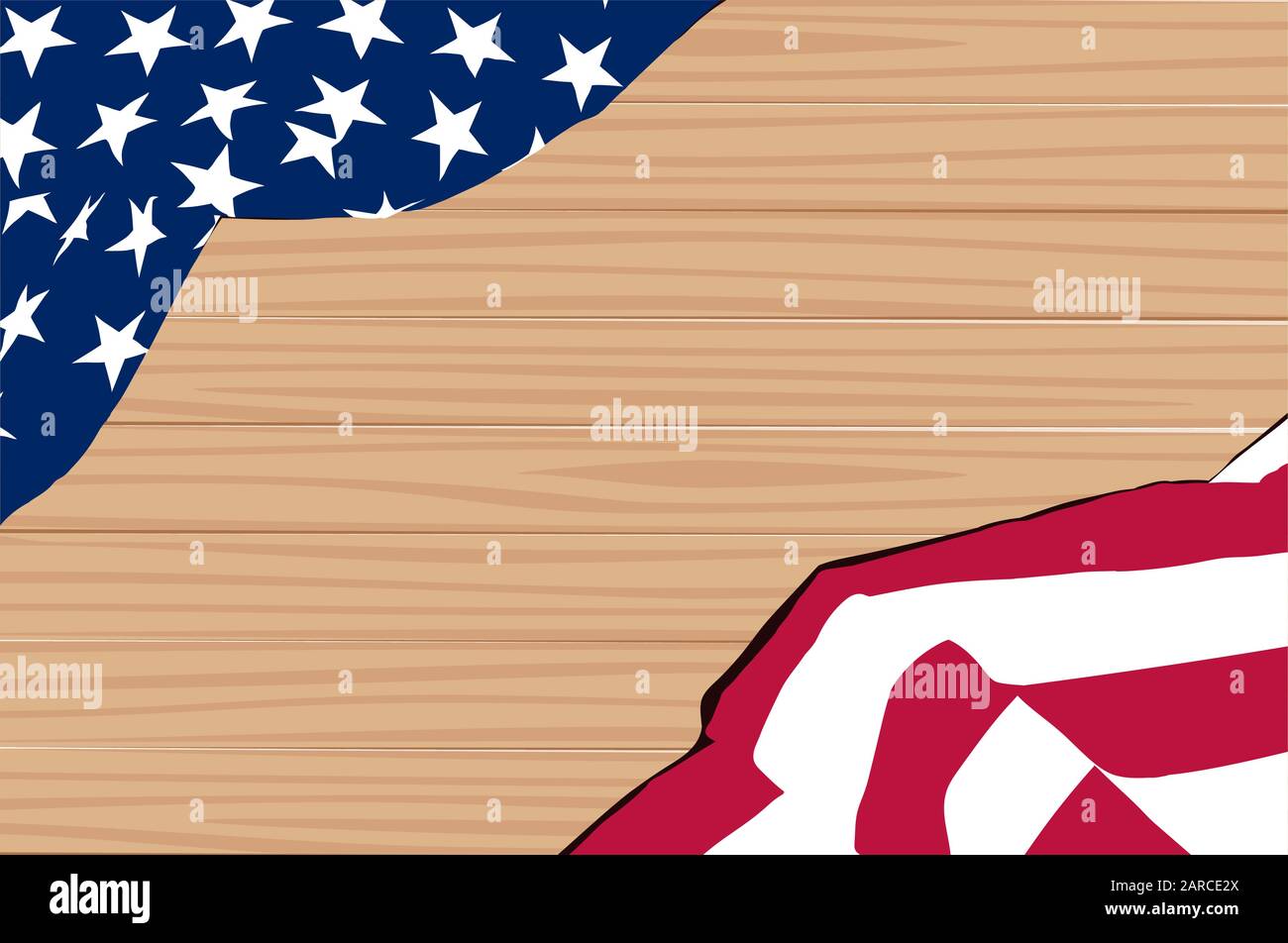 US Flag wooden Stock Vector Image &amp; Art - Alamy